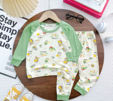 Bộ đồ bé trai họa tiết khủng long – Dễ thương, thoải mái