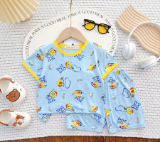 Bộ Đồ Bé Trai Họa Tiết Máy Bay – Trực Thăng Dễ Thương, Năng Động & Cực Thoải Mái