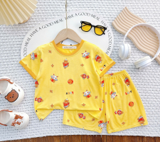 Bộ Quần Áo Bé Trai - Họa Tiết Động Vật Phi Hành Gia Dễ Thương