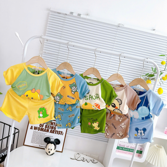 Bộ Sưu Tập Đồ Bộ Trẻ Em Nhiều Mẫu Siêu Dễ Thương – Mềm Mịn, Thoáng Mát, Giá Yêu Thương