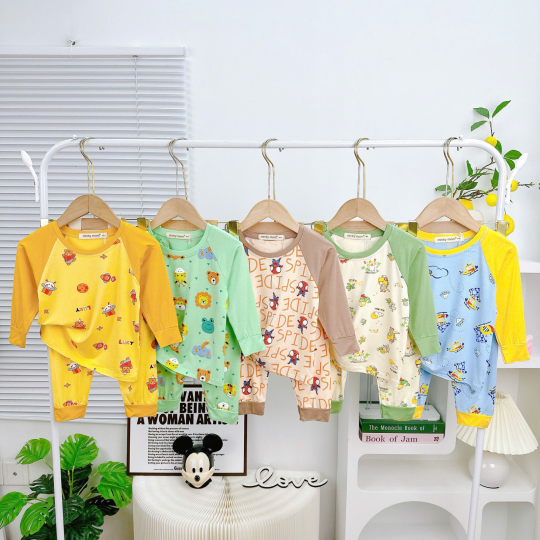 Bộ đồ Người Nhện bé gái tay dài quần dài – Đẹp, mềm, thoáng mát